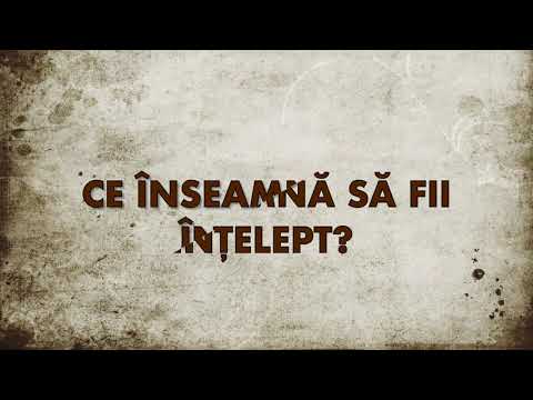 Daniel Brânzei: Chemarea (6) ... celui înțelept