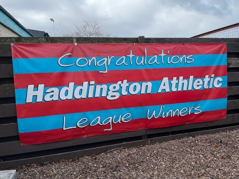 Haddington Athletic v Dundonald Bluebell. Game 3 groundhop weekend