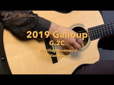 2019 Galloup G.2C, Brazilian Rosewood/Italian Spruce image 25