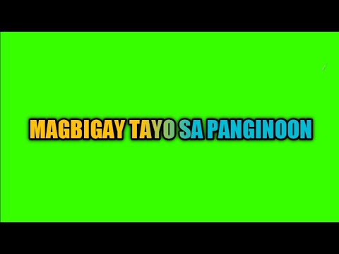 Magbigay Tayo Sa Panginoon - Misc Praise Songs