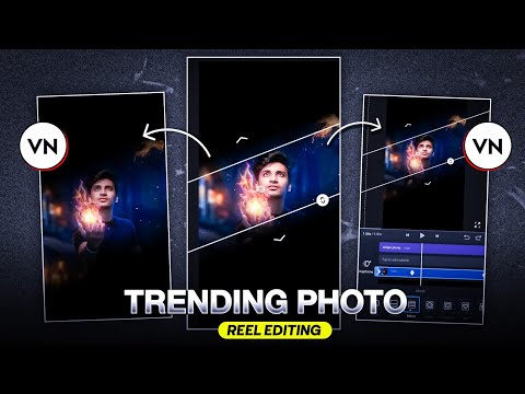 Black Photo Ray Effect Video Editing In Vn App | Trending Photo Reels Video Editing In Vn App