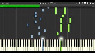 Vicetone - Walk Thru Fire (Synthesia Tutorial + Free Piano Sheets)