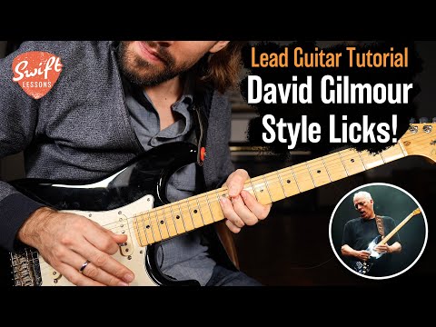 David Gilmour Style Guitar Licks | Pink Floyd Soloing Lesson w/ Tabs!