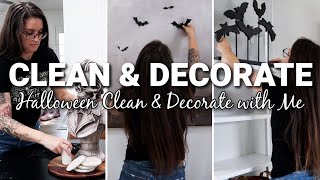 CLEAN & DECORATE WITH ME 2025 | HALLOWEEN DECORATING IDEAS | WHOLE HOUSE CLEANING MOTIVATION