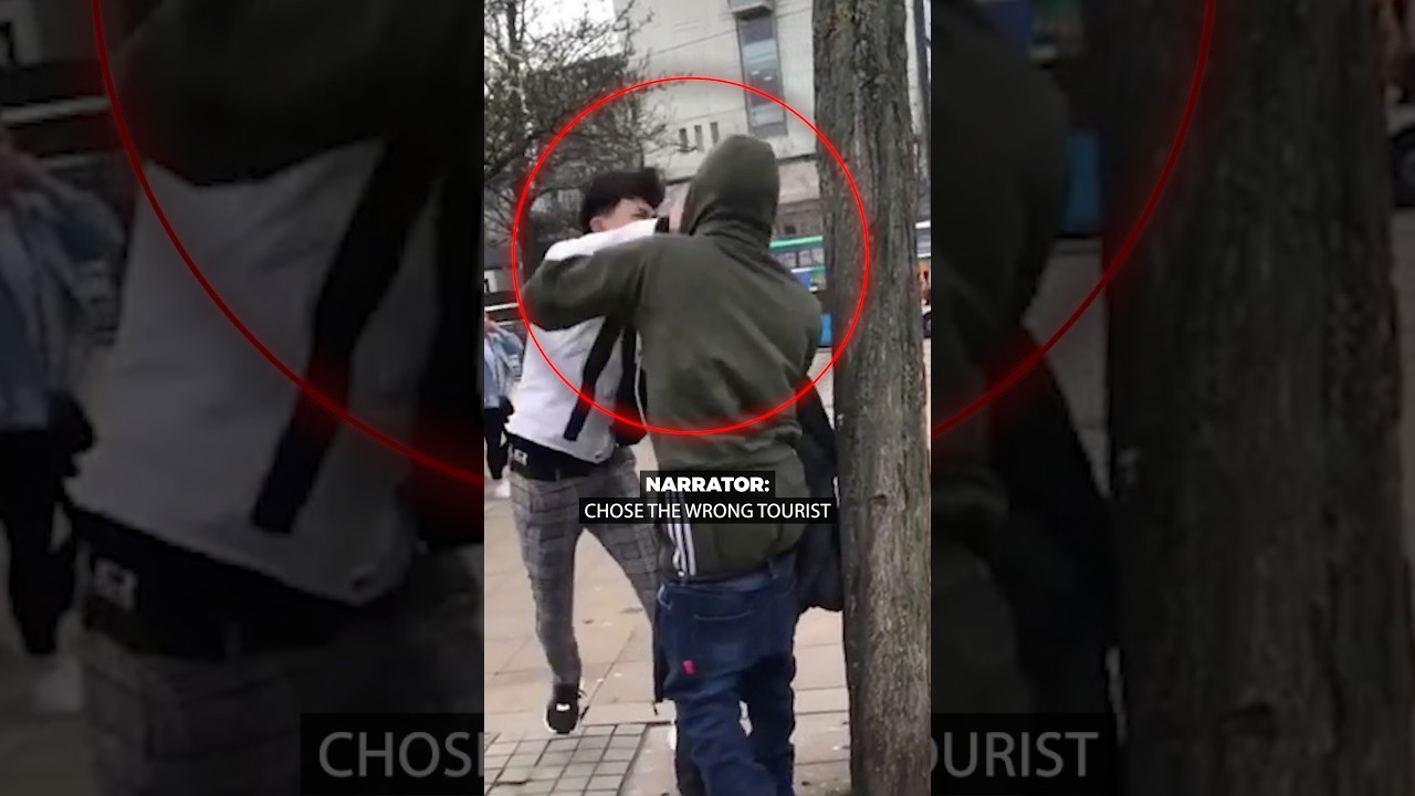Thief steals from wrong tourist 👊🏻💥