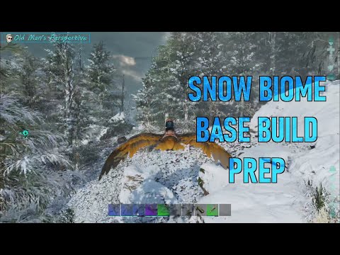 Ark Survival Ascended – The Island (EP162) – Snow Biome Base Build Dino Relocation