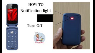 How to off notification light in Lava Flip mobile || Desi creations