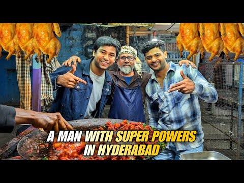 Shaktiman chicha of Hyderabad | A man with super powers Lajawab Chicken Pakodi street food 