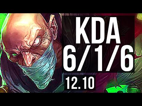 SINGED vs CAMILLE (TOP) | Rank 4 Singed, 6/1/6, 1400+ games, 1.9M mastery | EUW Master | 12.10