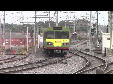 Irish Rail 8100 EMU 8102 + 8134 depart Dublin Connolly