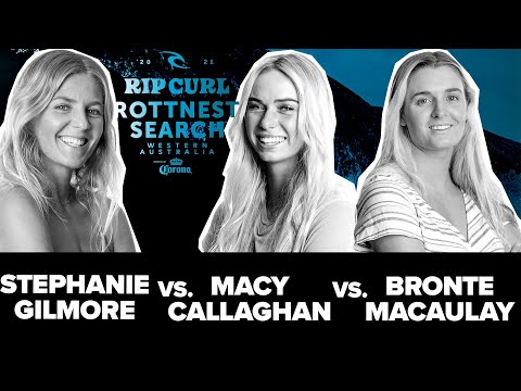 Stephanie Gilmore / Bronte Macaulay / Macy Callaghan HEAT REPLAY Rip Curl Rottnest Search
