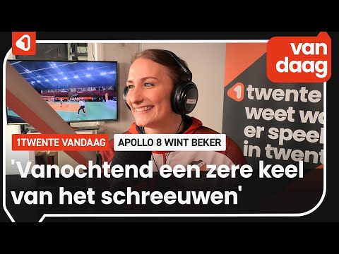 Volleybalvrouwen Apollo 8 pakken de beker na historische 3-1 overwinning op VCN