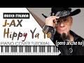 HIPPY YA YO (PERÒ ANCHE NO) - J-Ax | Piano Tutorial Facile 🎹 Synthesia Cover | Come Suonarla