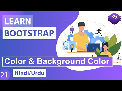 Bootstrap CSS Color Background Color Classes Tutorial in Hindi Urdu