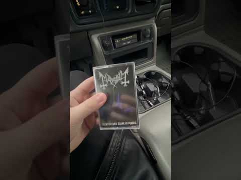 Mayhem Black Metal Cassette De Mysteriis Dom Sathanas