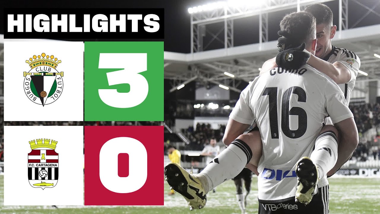 Burgos vs FC Cartagena highlights