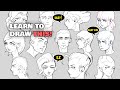 HOW TO DRAW SIMPLE FACES Easy