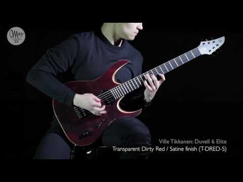 Mayones Duvell Elite 6 Electric Guitar | Trans Natural Fade Red Burst Out Satin | Brand New | FREE Worldwide Shipping! image 23
