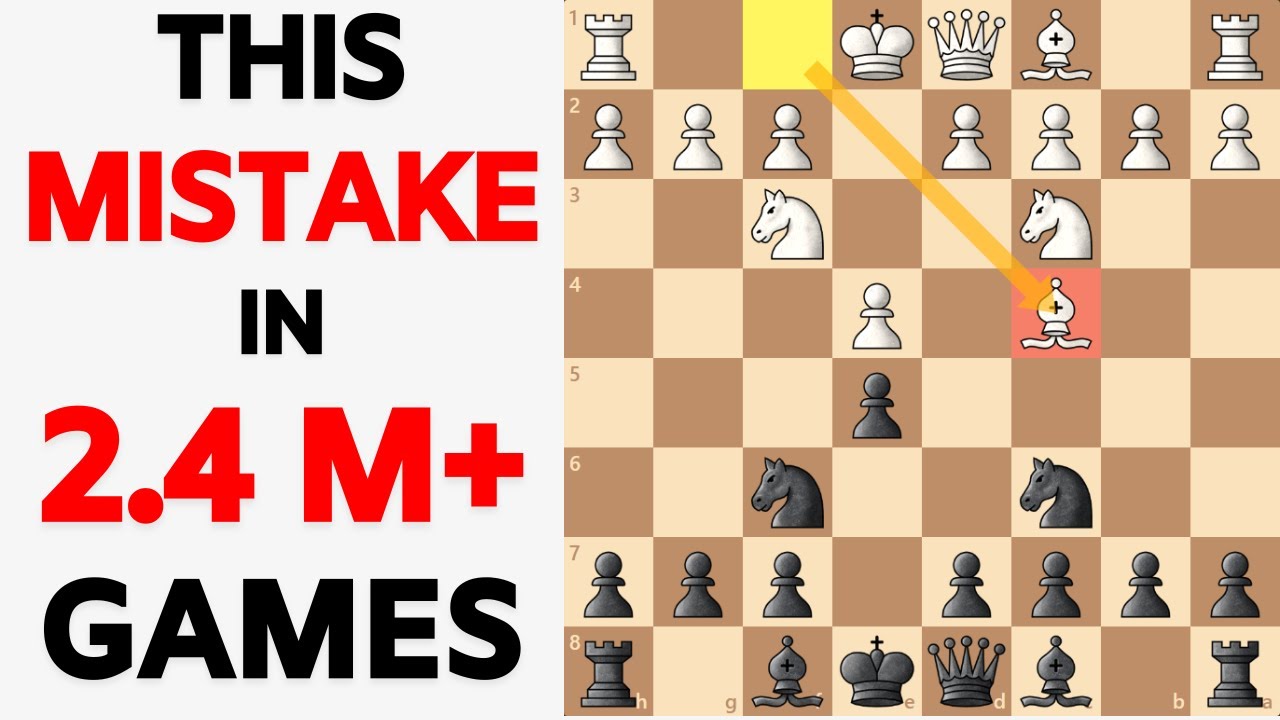 Most Common Chess Opening MISTAKE | Key Tactical Pattern