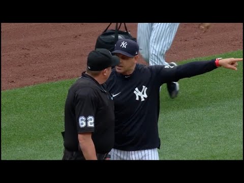 Aaron Boone Gets Ejected Vs. Rays And Is HEATED
