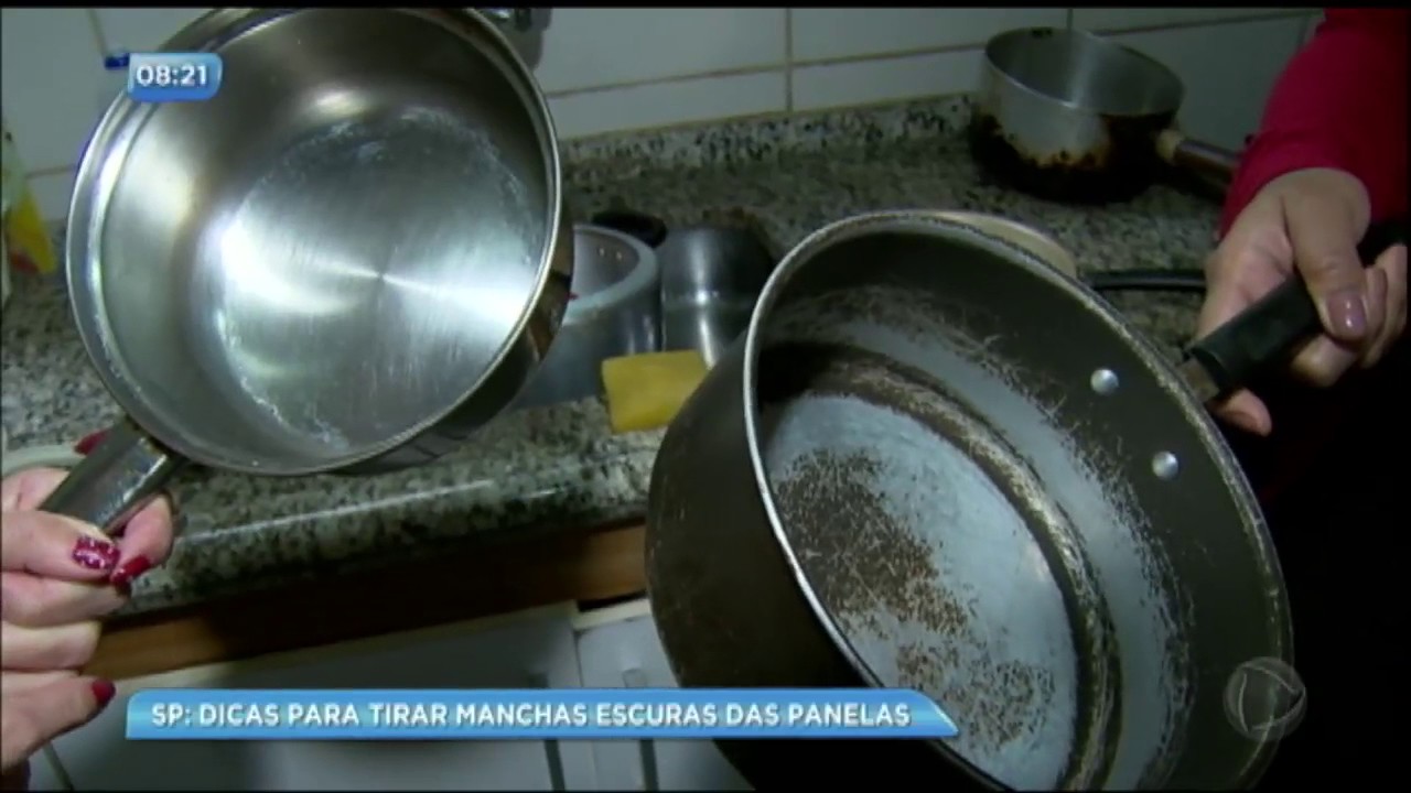 Dr. Bactéria dá dicas para tirar manchas escuras das panelas