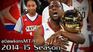 Kevin Hart Full HILARIOUS Coverage Of 2015 NBA Celebrity Game - Wins 4th MVP!
