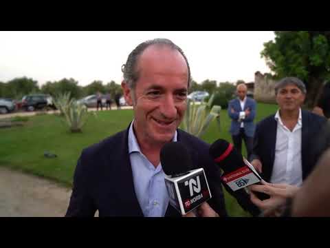 Puglia, Emiliano: "Il vino d'Italia 'Terregiunte', insieme a Luca Zaia e a Bruno Vespa" (02.07.20)