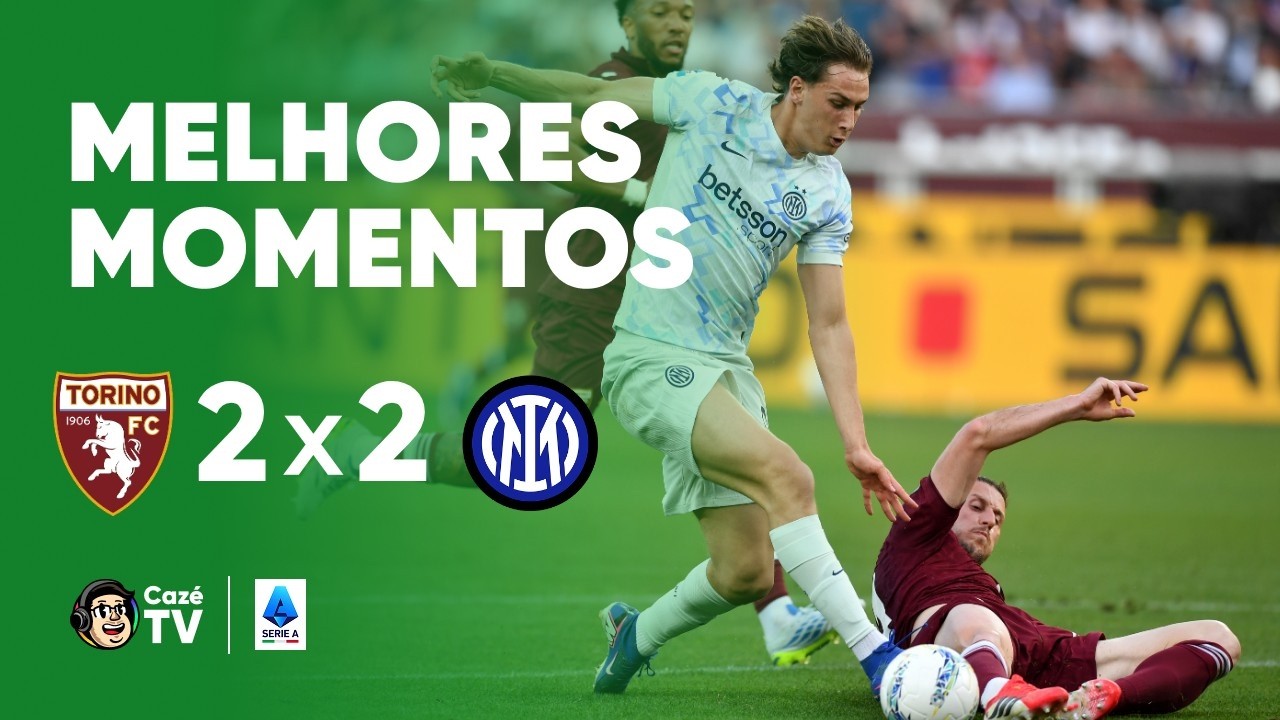 MELHORES MOMENTOS: TORINO 2 X 2 INTERNAZIONALE | SÉRIE A ITALIANA 2025/2026 | 34ª RODADA