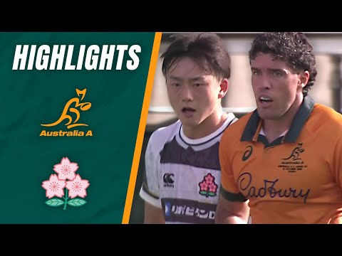 Australia A v Japan XV Highlights | Test Match
