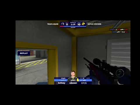 Navi vs Team Liquid S1mple Best AWP SHOT NUKE