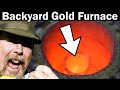 How to Build a Backyard GOLD Furnace  #askjeffwilliams