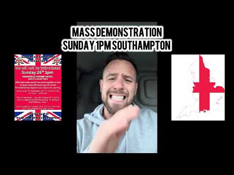 🏴󠁧󠁢󠁥󠁮󠁧󠁿STAND FOR ENGLAND — A LINE HAS BEEN CROSSED | MASS DEMONSTRATION SOUTHAMPTON🏴󠁧󠁢󠁥󠁮󠁧󠁿 26/10/25