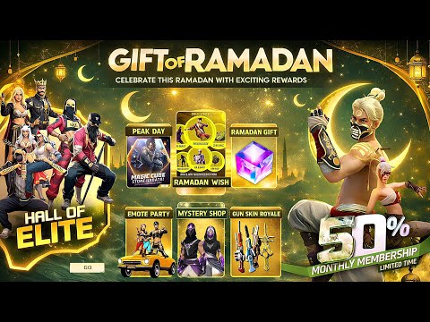 Ramadan Event Free Rewards🤯🔥| Ramadan Pink Diamond Event Return | free fire new event | ff new event