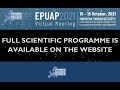 EPUAP Virtual 2021 Scientific Programme