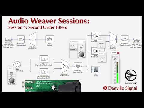 Audio Weaver Sessions - Episode 4, Second Order Filters