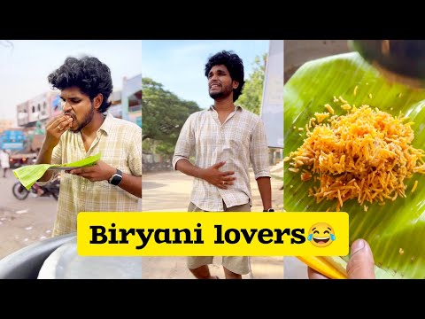 Biryani lovers🔥😋 Goutham | #trendingtheeviravadhi #comedy