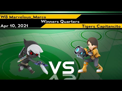[Smash Ultimate] Return to Subspace (W.Quarters) - Tigers  Capitancito vs W8  Marvelous_Marco