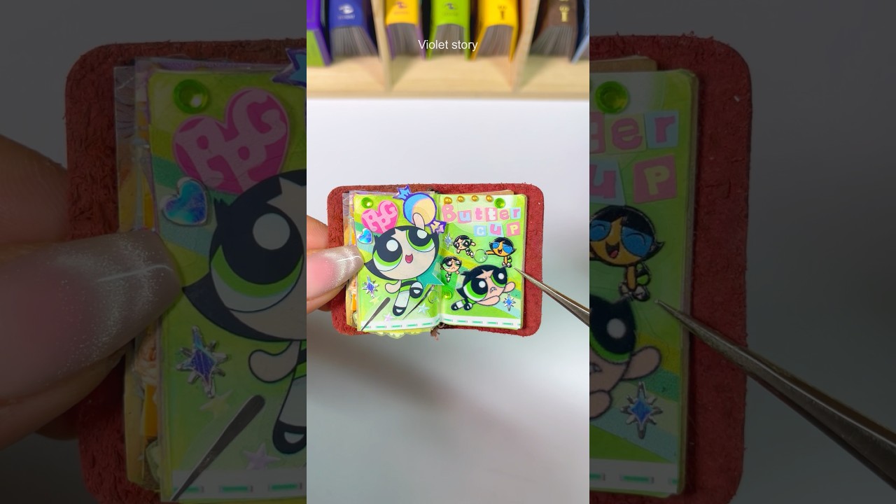 Journaling 다꾸 | The Powerpuff Girls : Buttercup 파워퍼프걸 : 버터컵 | Scrapbooking