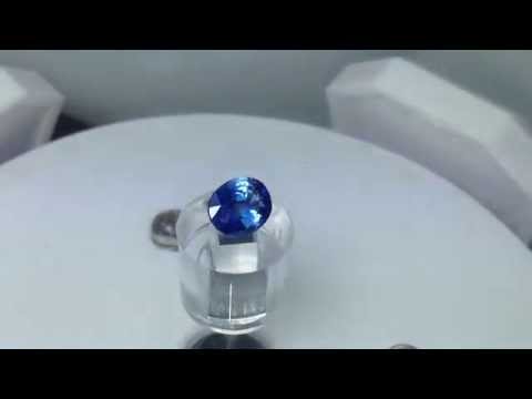 1 ct NATURAL Unheated Ceylon Top BLUE SAPPHIRE Oval 6.5x5mm