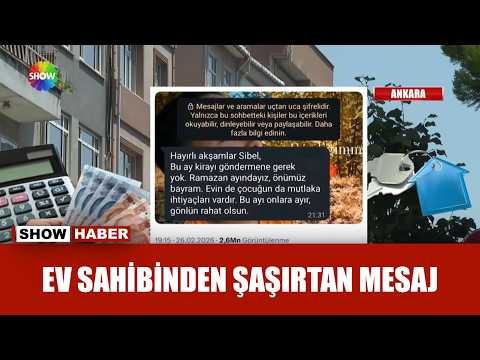 Ev sahibi kiracısından kira almadı