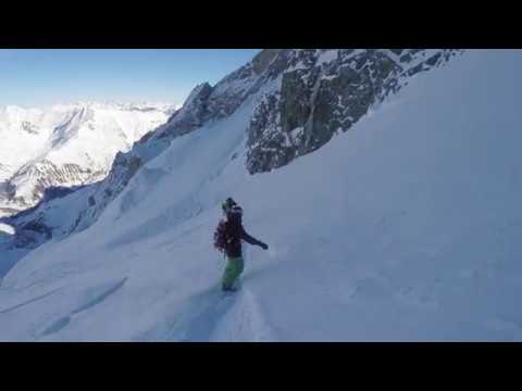 Snowboarding the Pan de Rideau - LA GRAVE LA MEIJE