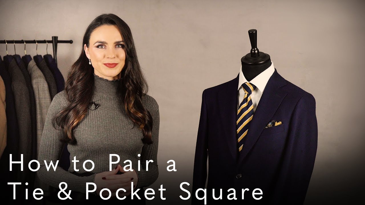 Watch video How to Pair a Tie and Pocket Square - Style Series Now How to Pair a Tie and Pocket Square - Style Series