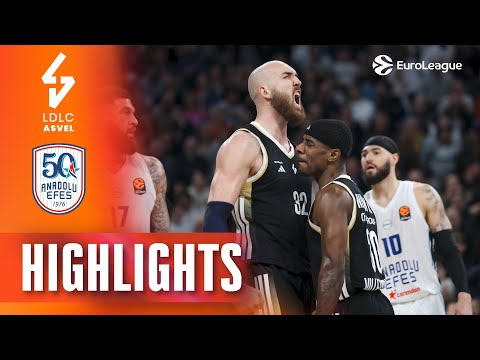 DOUBLE OVERTIME Thriller AGAIN | ASVEL -  Efes | R18 BASKETBALL HIGHLIGHTS 2025-26