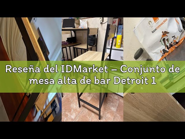 Vídeo relacionado con IDMarket - Consola Detroit Industrial Design madera y metal blanco