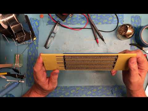 Altair 8800 - Part 3 - Assembling the back plane PCB - STB351