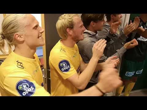Jubelscener fra garderoben da Ull/Kisa vant over Aalesund