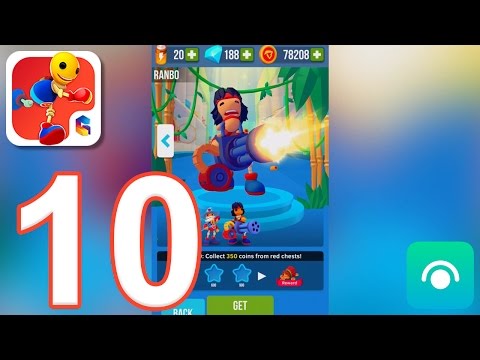 Buddyman Run - Gameplay Walkthrough Part 10 - Levels 39-41 (iOS)