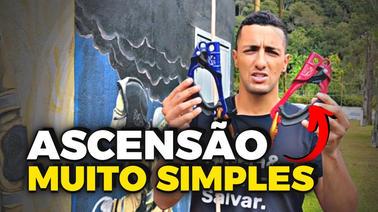 Como Fazer ASCENSÃO NA CORDA Utilizando Ascensores de Punho