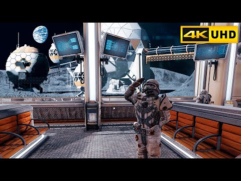 Infiltrating a Moon Base | Ultra High Graphics Gameplay [4K 60FPS UHD] Wolfenstein