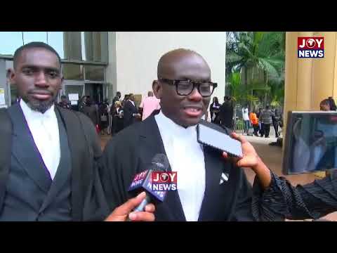 Godfred Dame reacts as Hanan Abdul-Wahab's passport remains with the State